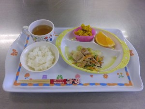 冷しゃぶ野菜添え