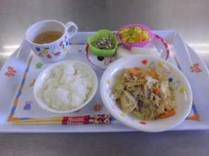 豆腐の五目炒め