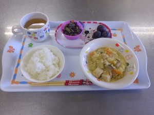 高野豆腐の卵とじ