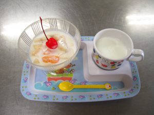 今日の給食　カレー